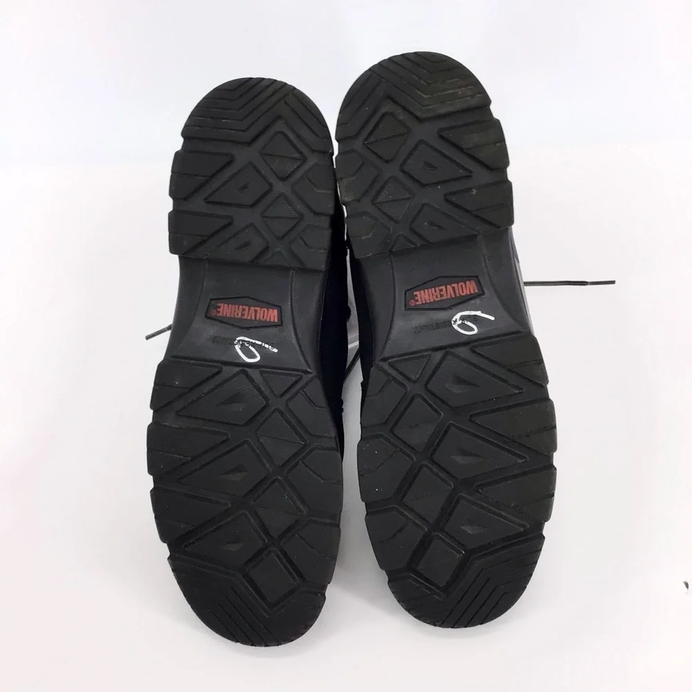 Wolverine Boots: Men's W10908 Black Composite Toe Waterproof Boots Size 13EW